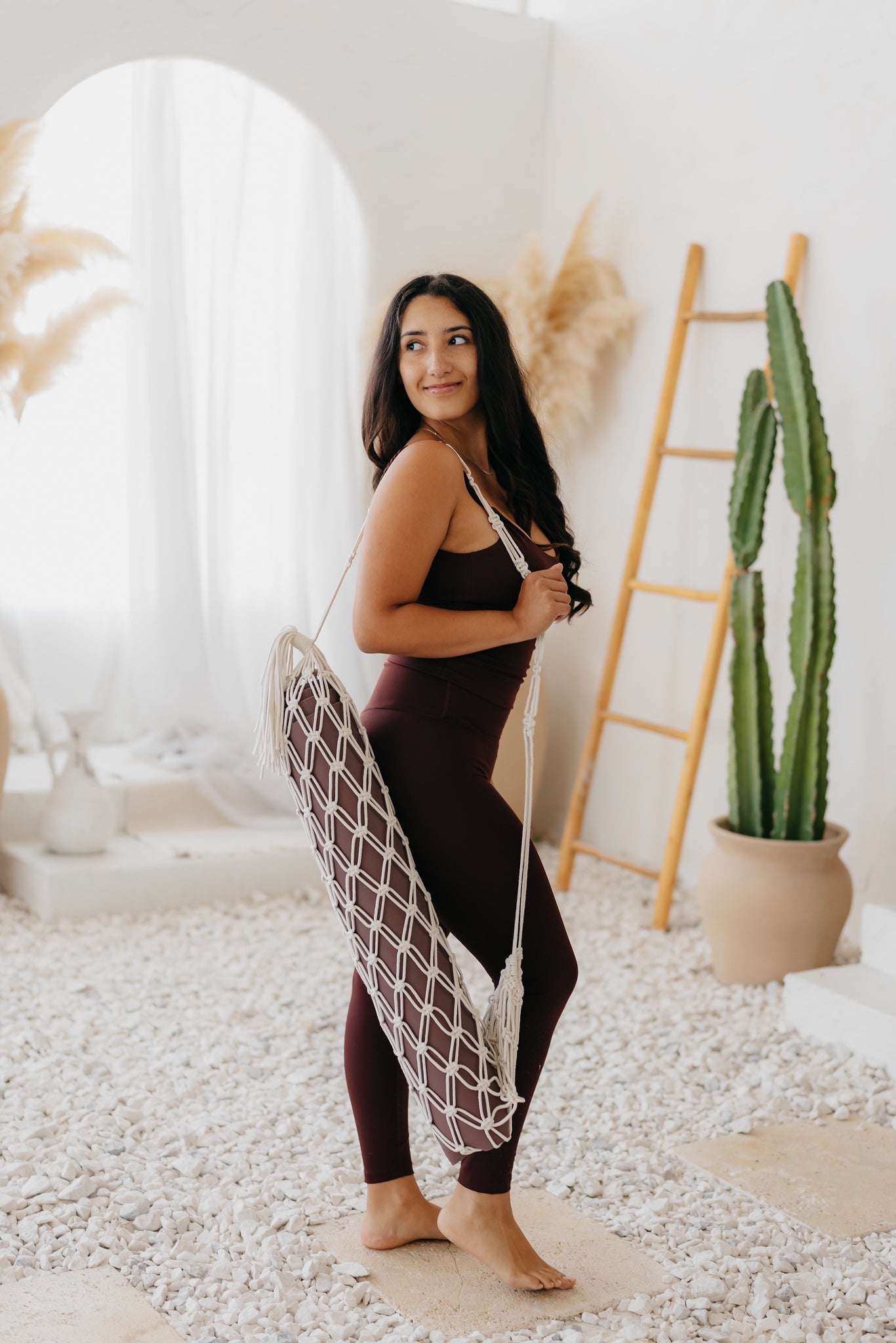 NEST MACRAME YOGA BAG